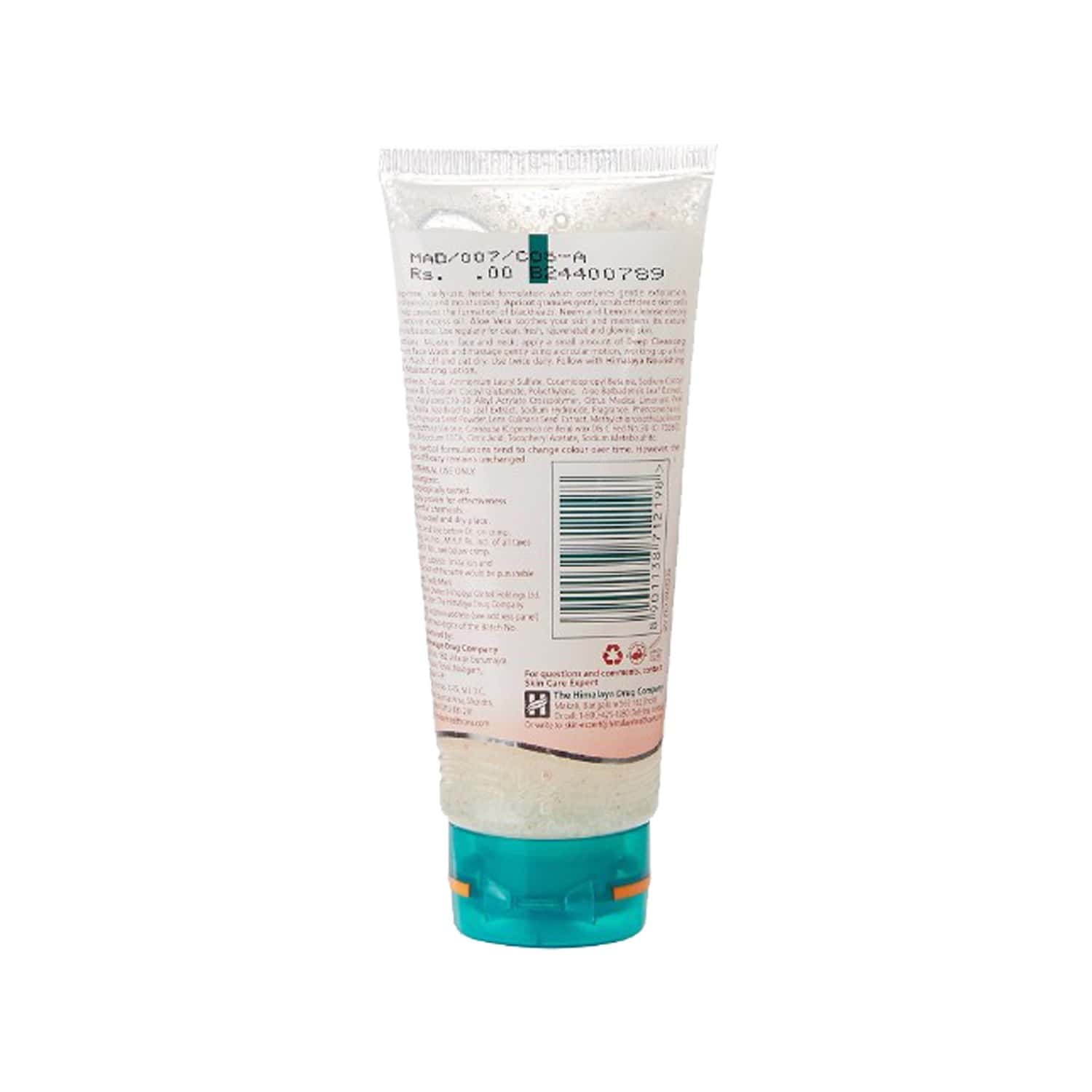 Buy Himalaya Deep Cleansing Apricot Face Wash 50ml Online & Get Upto 60