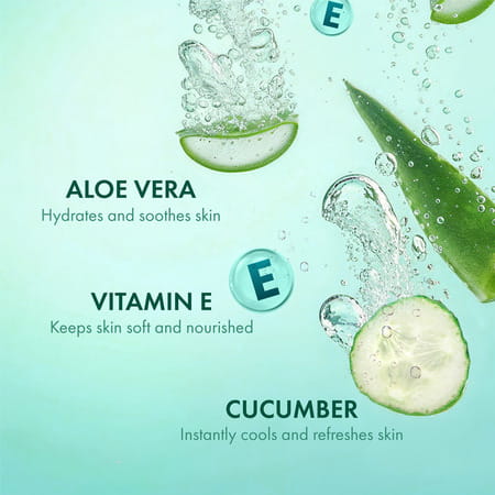 Himalaya Hydrating Aloe Vera Face Wash With Cucumber Extract | Softens & Cools Dry Skin 100ml