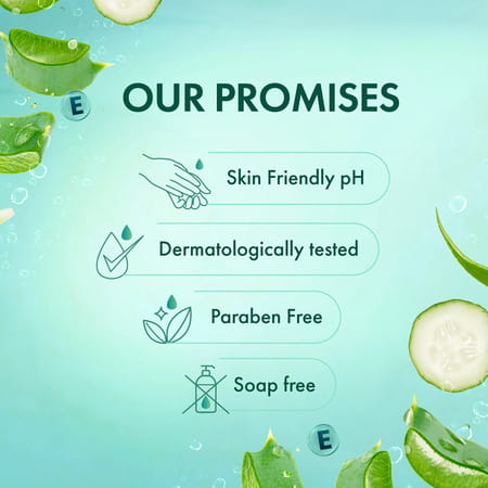 Himalaya Hydrating Aloe Vera Face Wash With Cucumber Extract | Softens & Cools Dry Skin 100ml