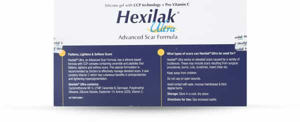 Hexilak Ultra | Tube 15 Gm Advanced Scar Gel