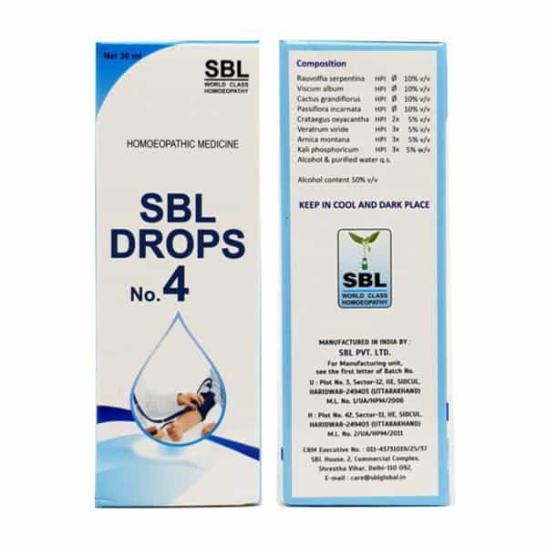 Sbl Bp No 4 Drops 30Ml