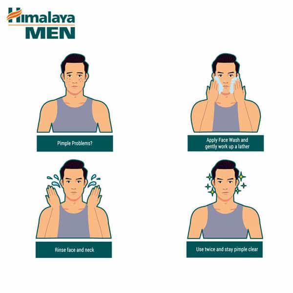 Himalaya Men Pimple Clear Neem Face Wash 100Ml