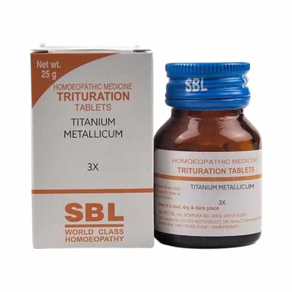 Sbl Titanium Metalicum 3X 25 Gm