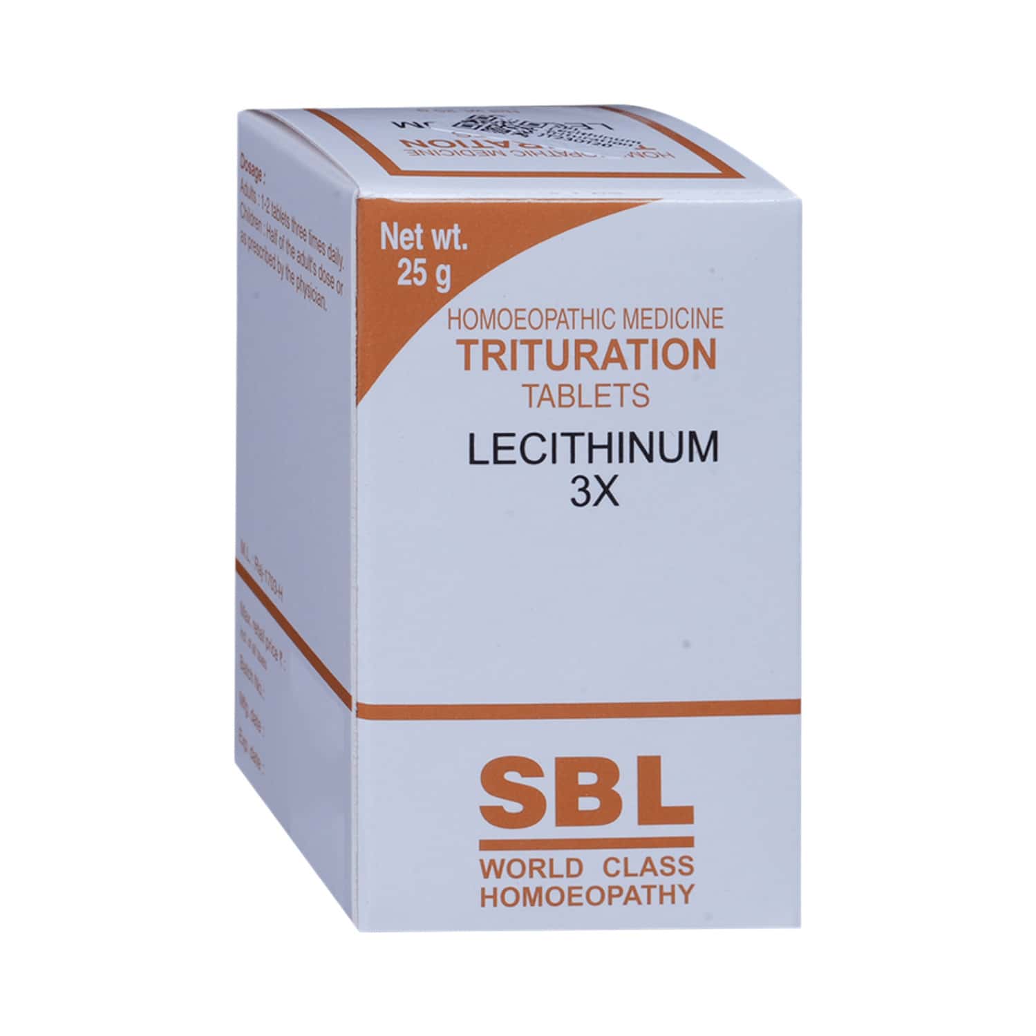 Sbl Lecithinum 3x 25 Gm
