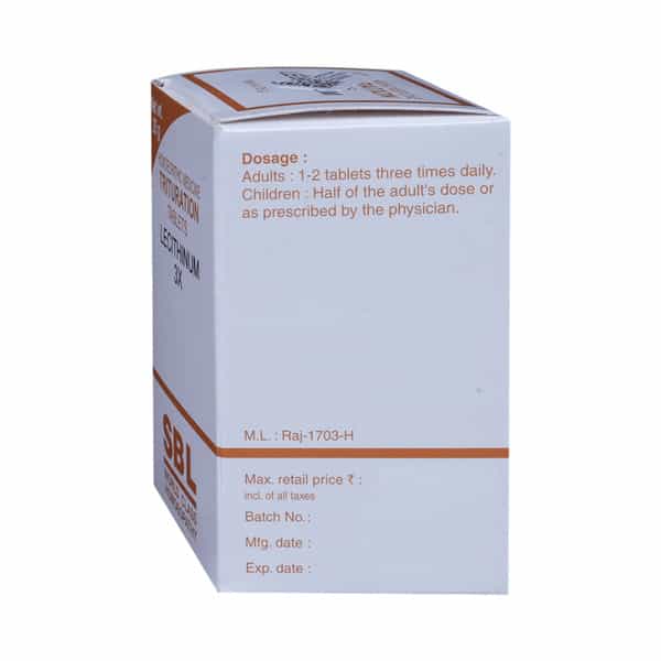 Sbl Lecithinum 3X 25 Gm