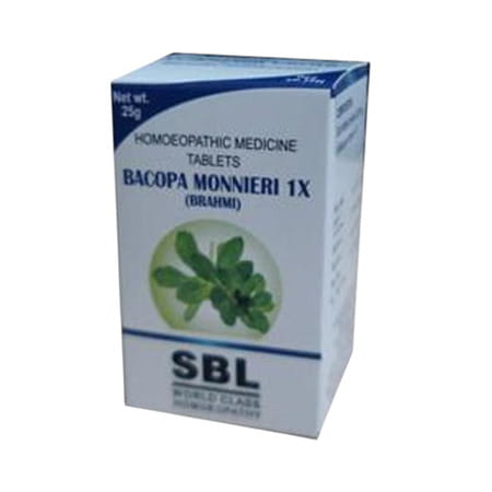 Sbl Bacopa Monnieri 1x Tablets 25gm