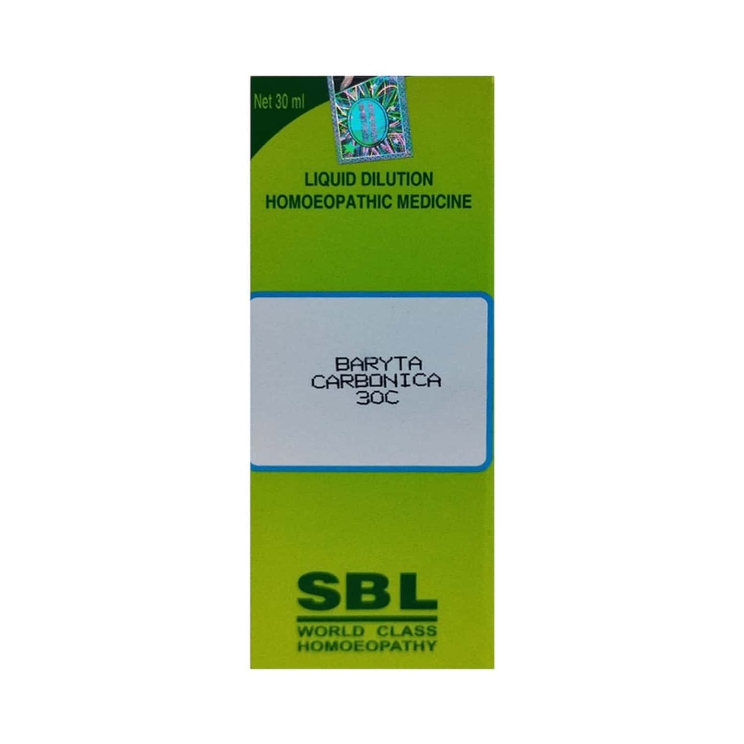 Sbl Baryta Carbonica 30ch 30ml