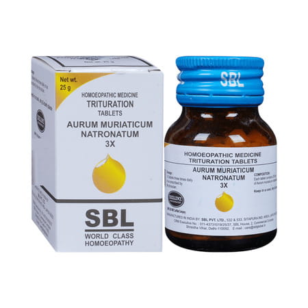Sbl Aurum Muriaticum Natronaturm 3x 25gm