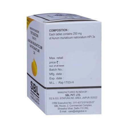 Sbl Aurum Muriaticum Natronaturm 3x 25gm