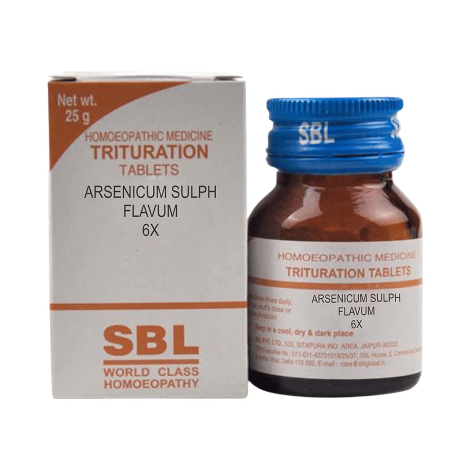 Sbl Arsenicum Sulphuratum Flavam 6x 25gm