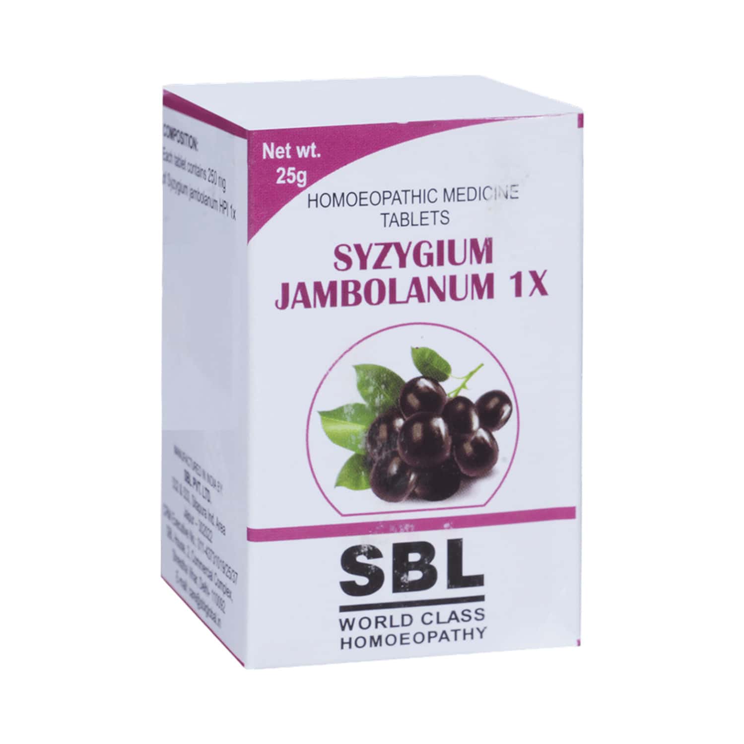 Sbl Syzygium Jambolanum 25gm