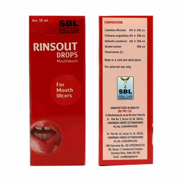 Sbl Rinsout Drops 30Ml