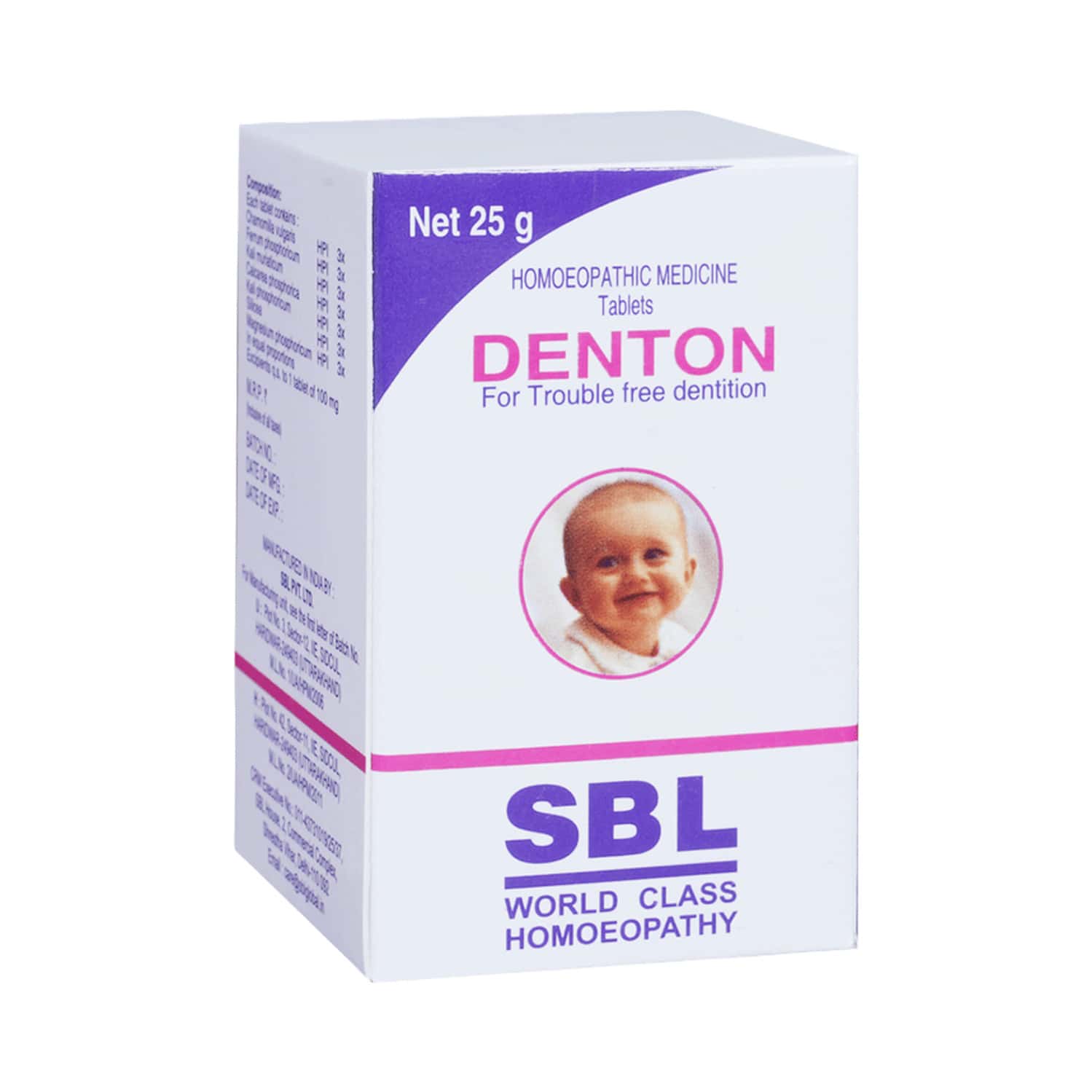 Sbl Denton Tablets 25gm