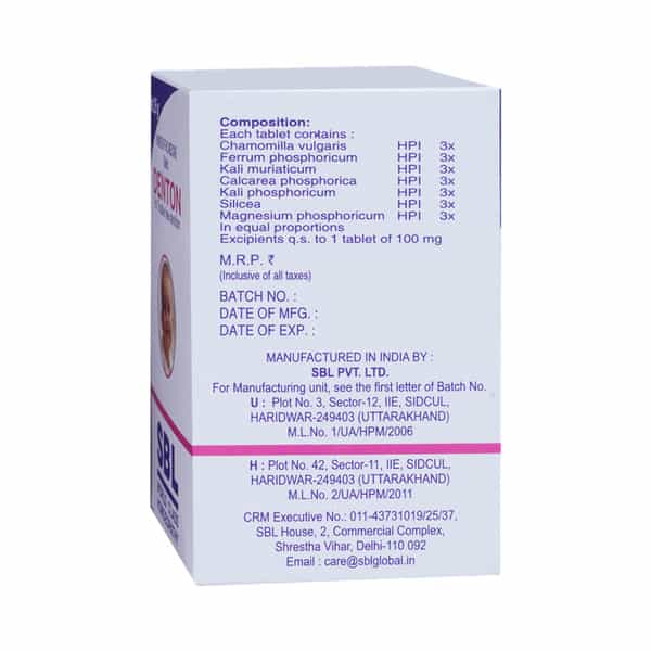 Sbl Denton Tablets 25Gm