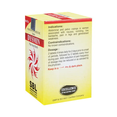 Sbl Dysmin Tablets 25gm