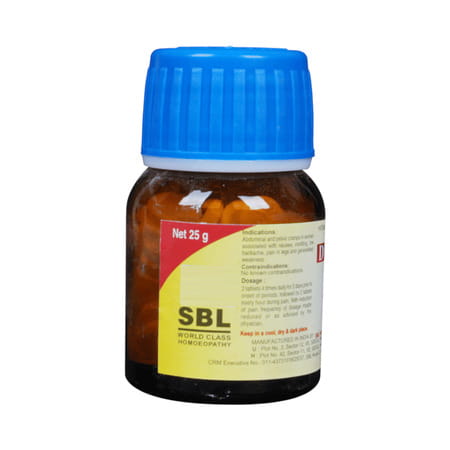 Sbl Dysmin Tablets 25gm