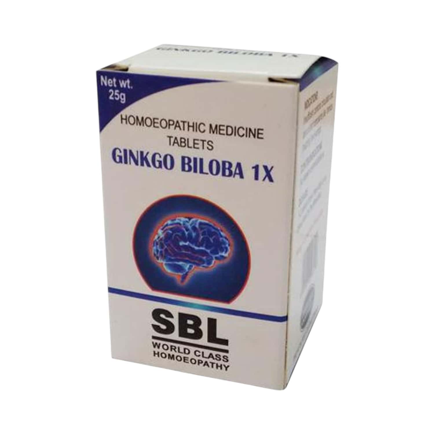 Sbl Ginkgo Biloba 1x Tablets 25gm