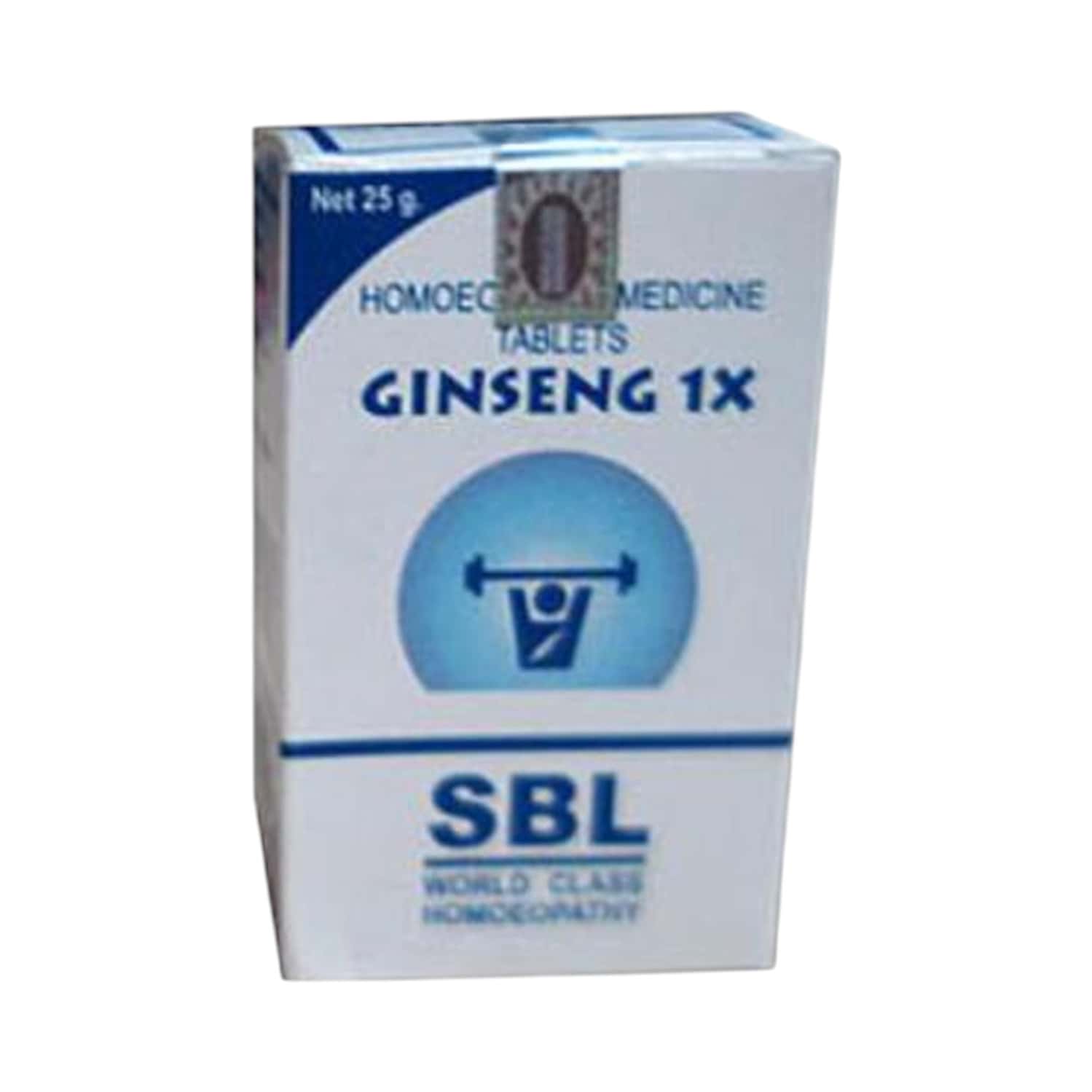 Sbl Ginseng 1x Tablets 25gm