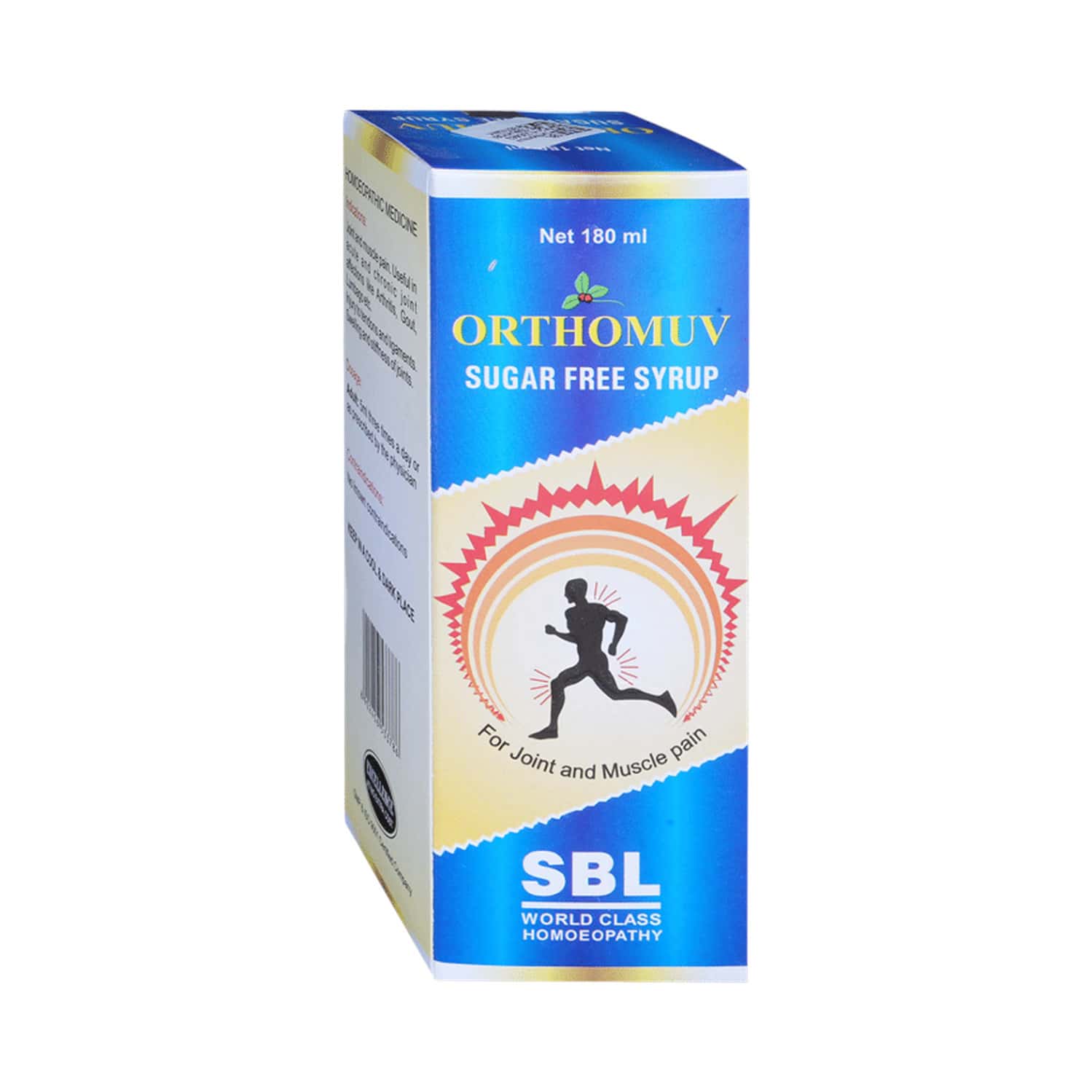 Sbl Orthomuv Syrup Sugarfree 180ml