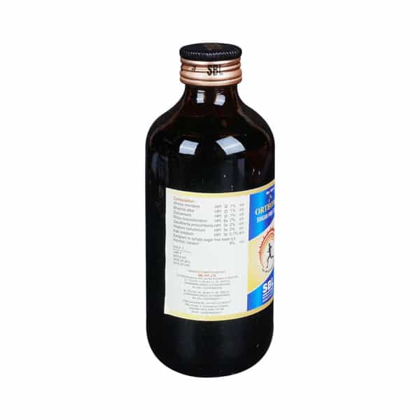 Sbl Orthomuv Syrup Sugarfree 180Ml
