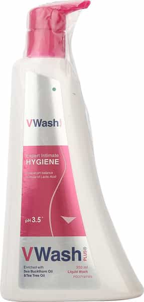 Vwash Plus Intimate Wash Bottle Of 350 Ml