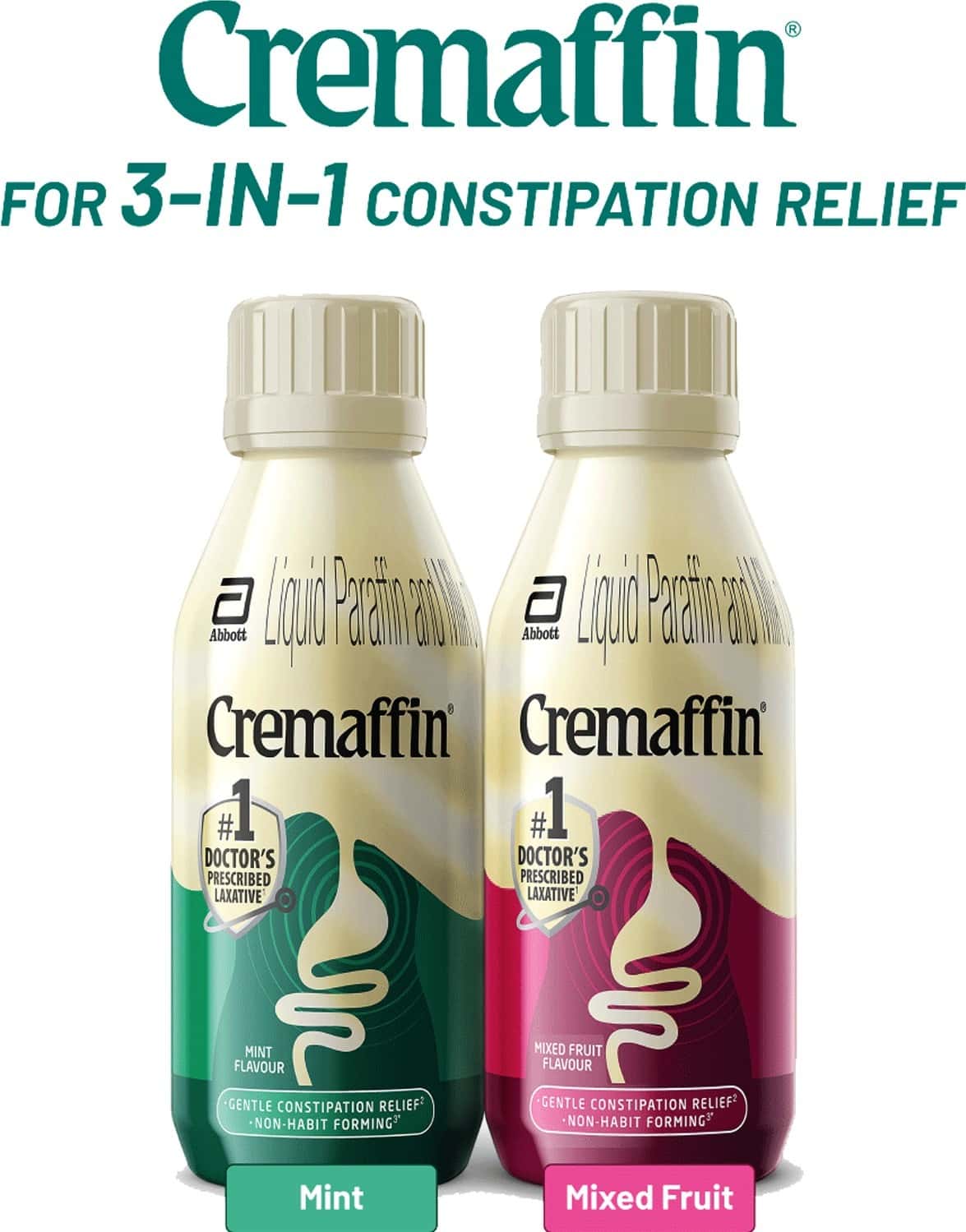 Buy CREMAFFIN CONSTIPATION RELIEF LIQUID MINT 225ML Online & Get Upto