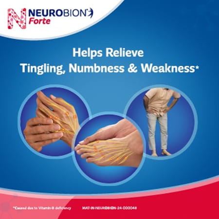 Neurobion Forte | Relief From Tingling | Numbness & Weakness | Strip Of 30 Tablets