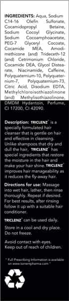 Triclenz Hair Cleanser Bottle Of 250 Ml