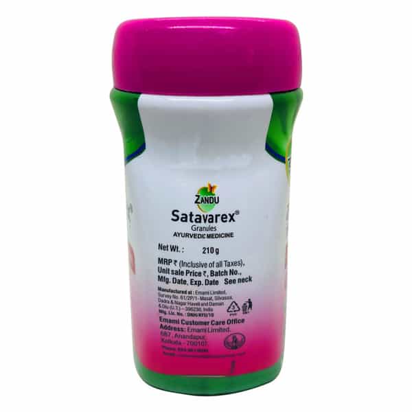 Zandu Satavarex Jar Of 210Gm Granules