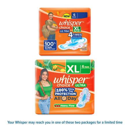 Whisper Choice Ultra Xl Wings Pads 6'S