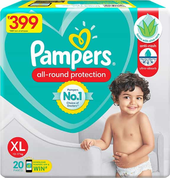 Pampers Pants Diapers Xl Size 20'S