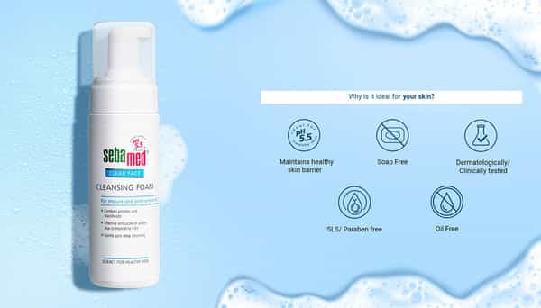 Sebamed Clear Face Cleansing Foam - 50Ml