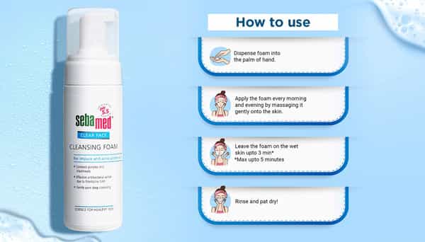 Sebamed Clear Face Cleansing Foam - 50Ml