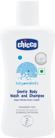 Chicco Baby Gentle Body Wash And Shampoo  Bottle Of 200ml
