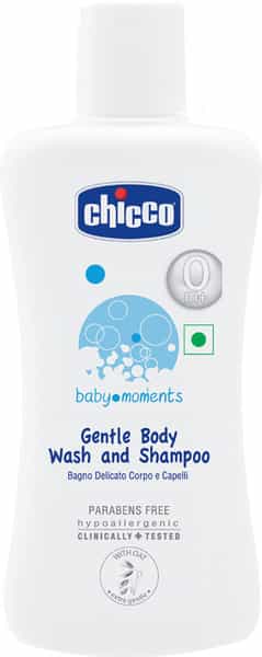 Chicco Baby Gentle Body Wash And Shampoo  Bottle Of 200Ml