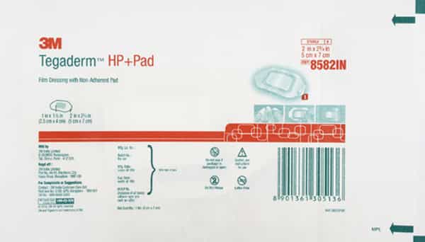 Tegaderm Hp Plus Pad Ref-8582 Inch