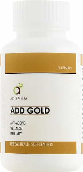 Add Veda Gold - Anti-Ageing Wellness Immunity 60 Capsules