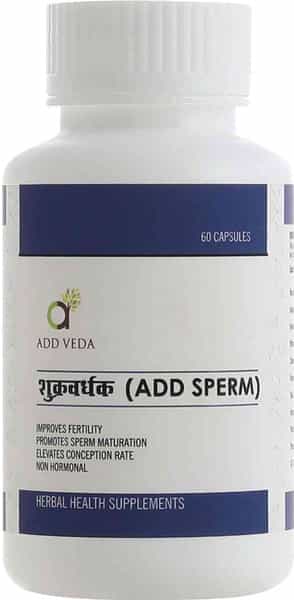 Add Sperm - Improves Fertility Promotes Sperm Maturation Elevates Conception Rate 60 Capsules