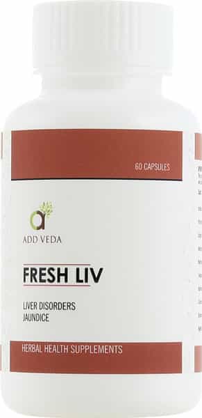 Add Veda Fresh Liv - For Liver Disorders And Jaundice 60 Capsules