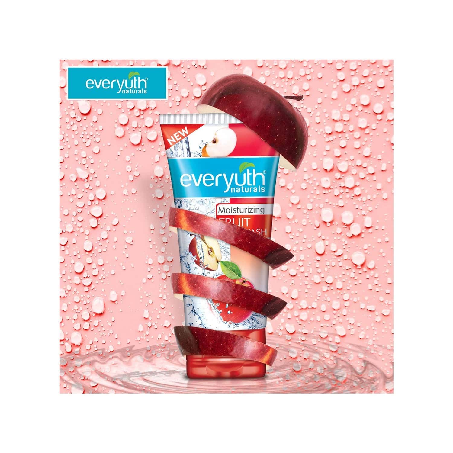 everyuth moisturizing fruit face wash
