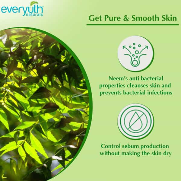 Everyuth | Naturals | Prifying Neem Face Wash | Tube 150 Gm