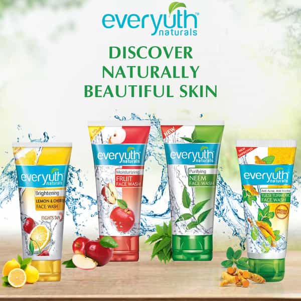 Everyuth Naturals Anti Acne Anti Marks Tulsi Turmeric Face Wash 150 Gm
