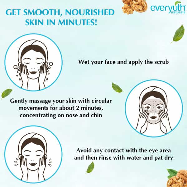 Everyuth Naturals Exfoliating Walnut Scrub With Nano Multi Vit A 50 Gm