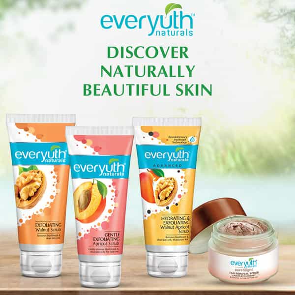 Everyuth Naturals Exfoliating Walnut Scrub With Nano Multi Vit A 50 Gm