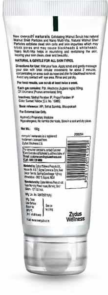 Everyuth Naturals Exfoliating Walnut Scrub With Nano Multi Vit A 100 Gm
