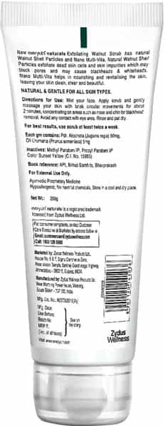 Everyuth Naturals Exfoliating Walnut Scrub With Nano Multi Vit A 200 Gm
