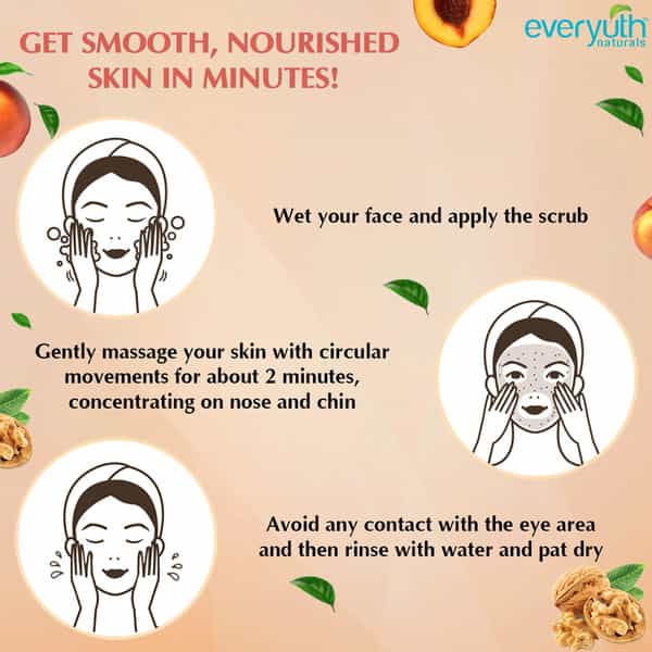 Everyuth Naturals Advanced Hydrating & Exfoliating Walnut Apricot Scrub 50 G