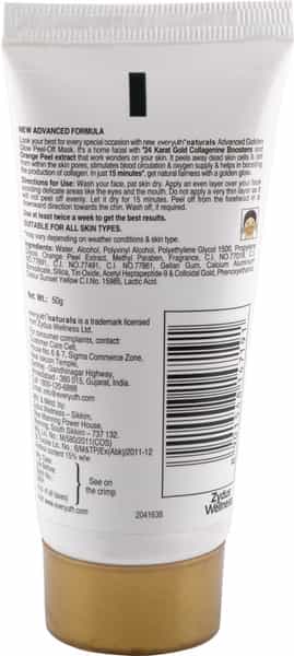 Everyuth Naturals Advanced Golden Glow Peel-Off Mask With 24K Gold 50 Gm