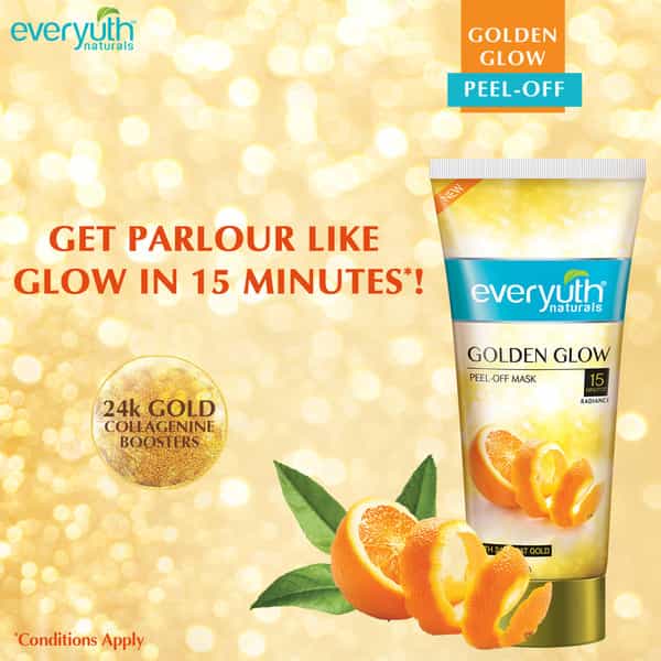 Everyuth Naturals Golden Glow Peel-Off 90 Gm