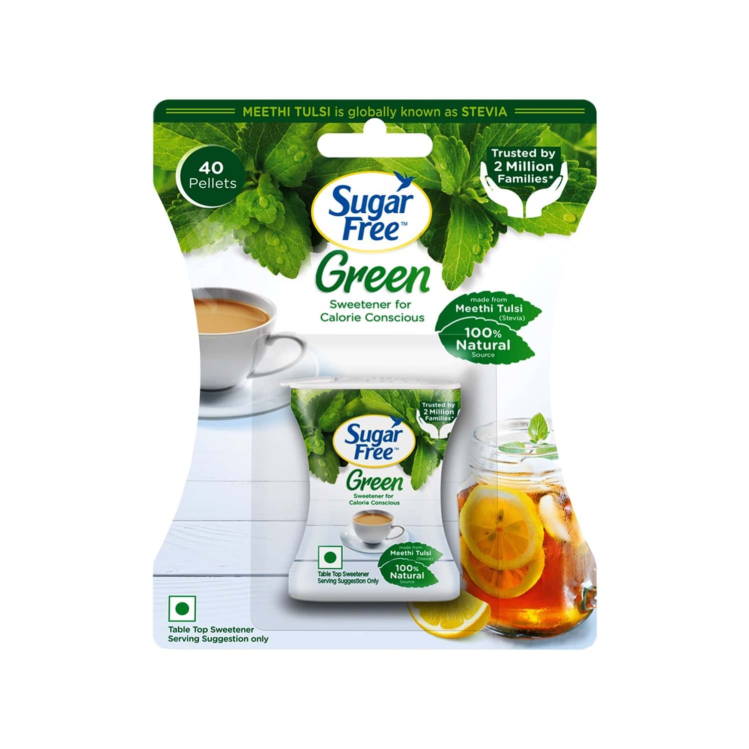 Buy Sugar Free Green Stevia Tablets Bottle Of 40 Online & Get Upto 60 OFF at PharmEasy